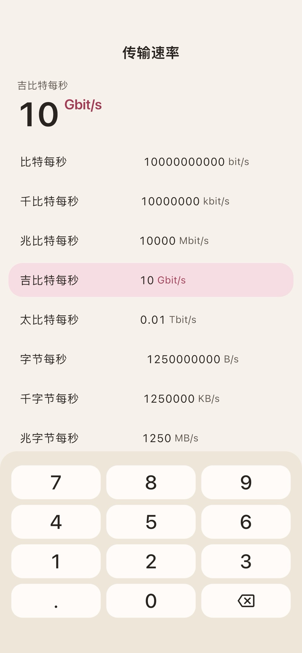 单位转换器: 常用单位换算 3