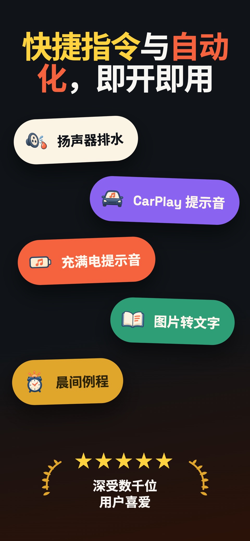 Shortcutly：自动化中心 · Store screenshots