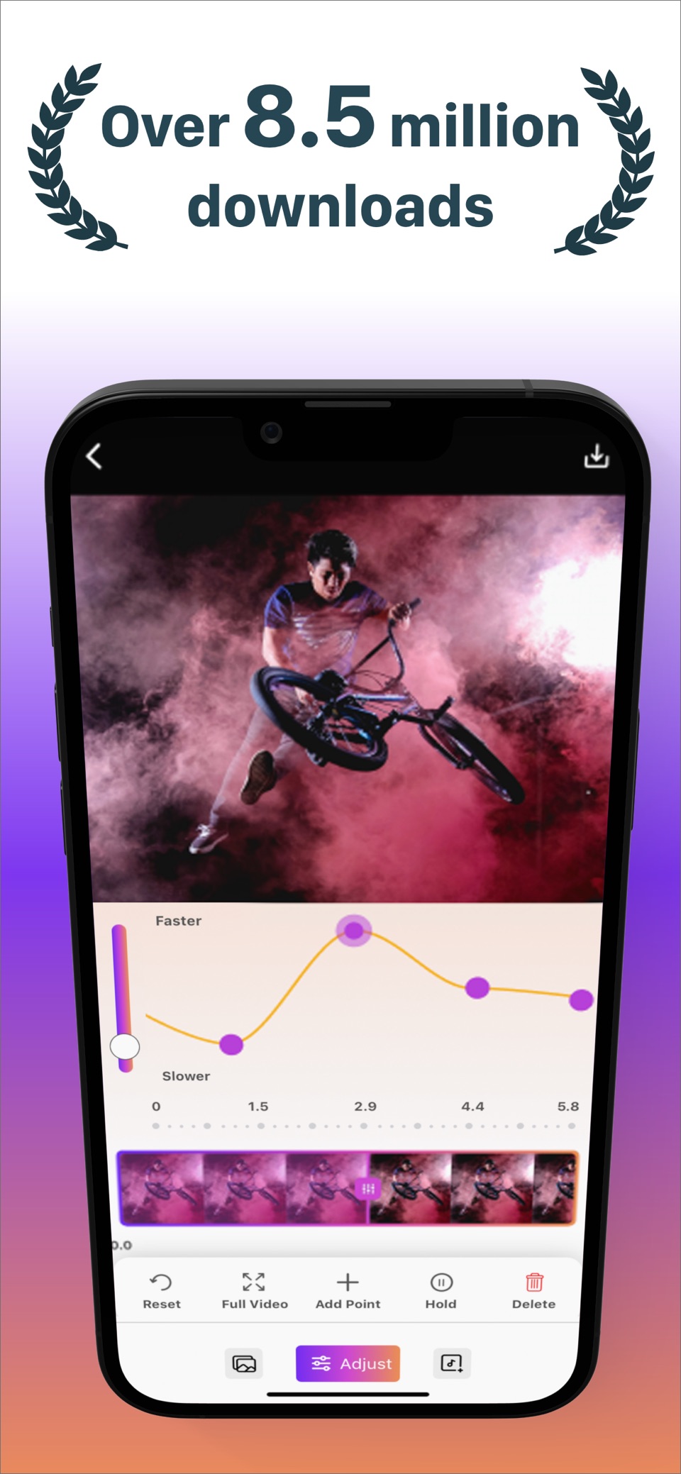 SloMo Slow Motion Video Editor · Store screenshots