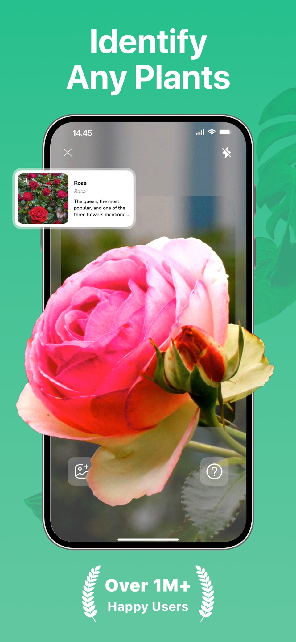 Plant Identify Picture Scanner · Store screenshots