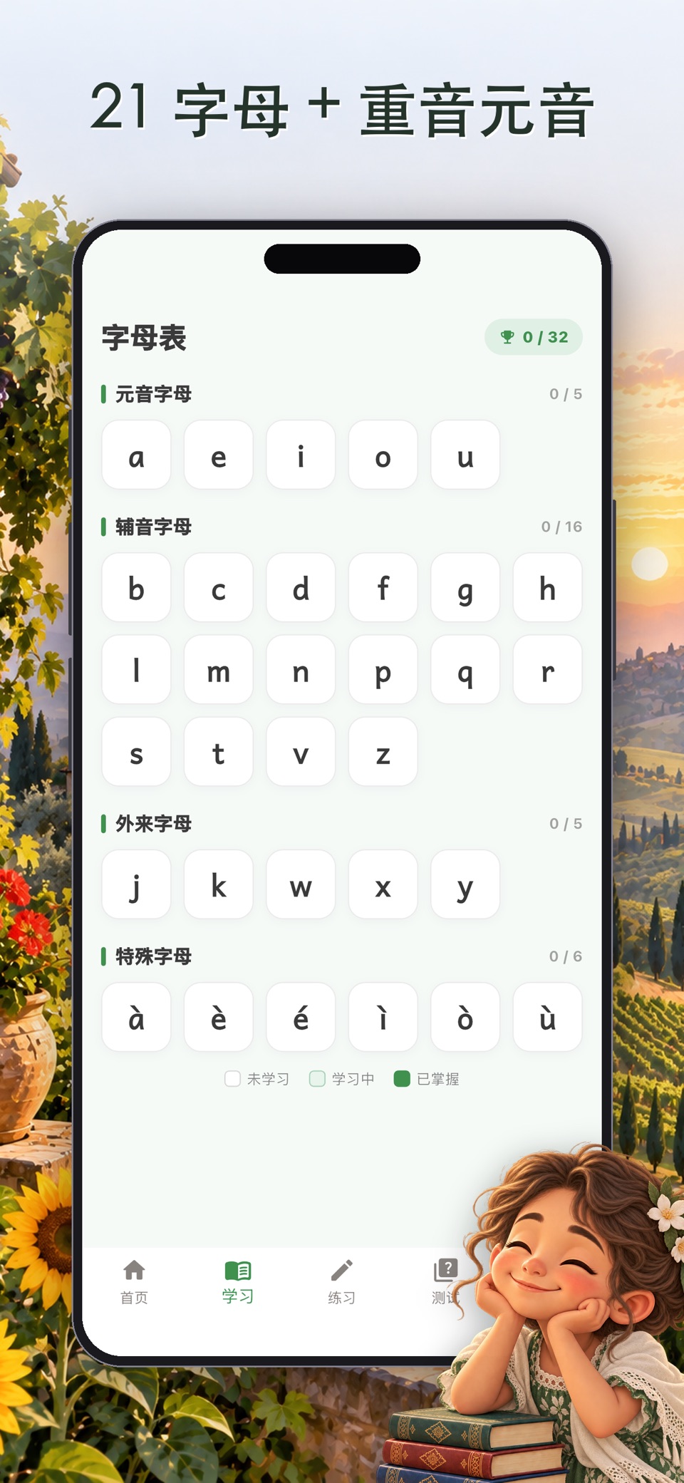 学意大利语字母:手写与发音 2