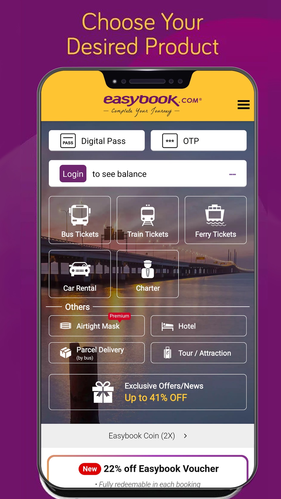 Easybook® Bus Train Ferry Tour · Store screenshots