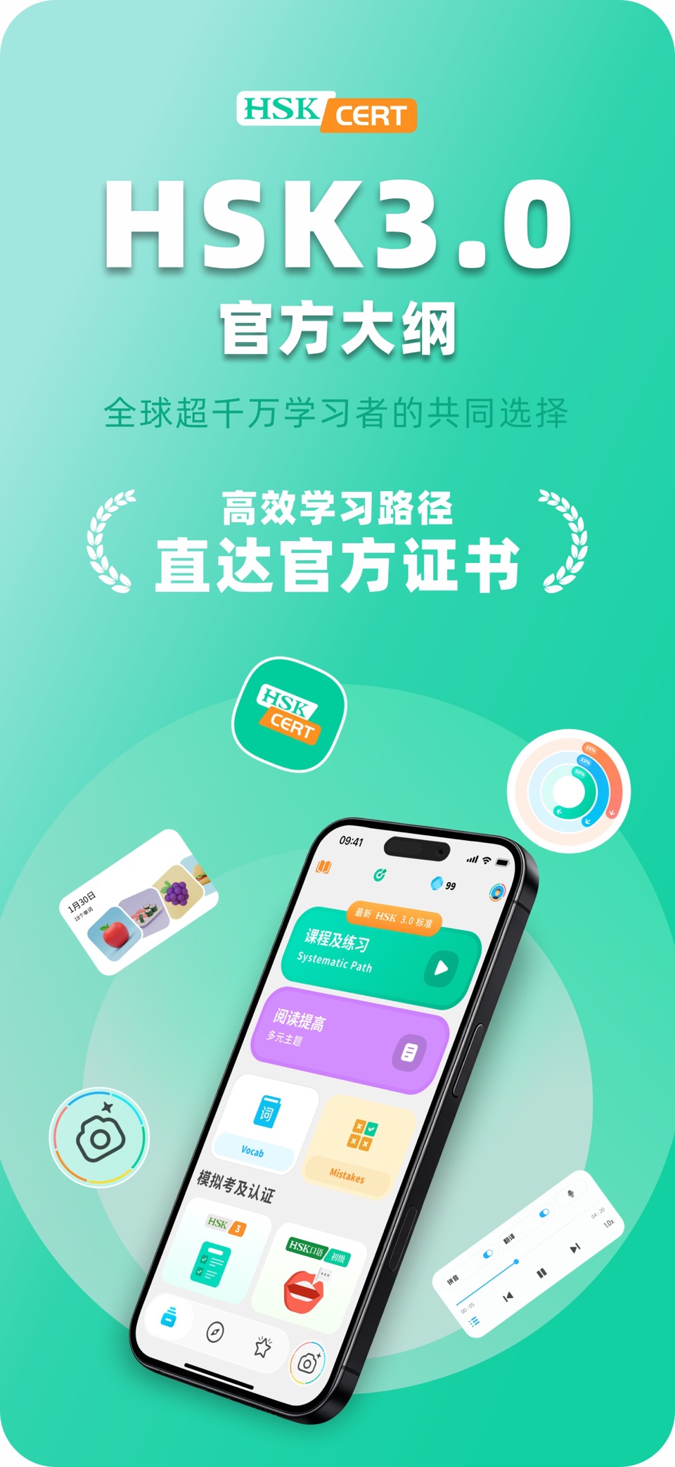 HSK CERT - Learn Chinese · Store screenshots