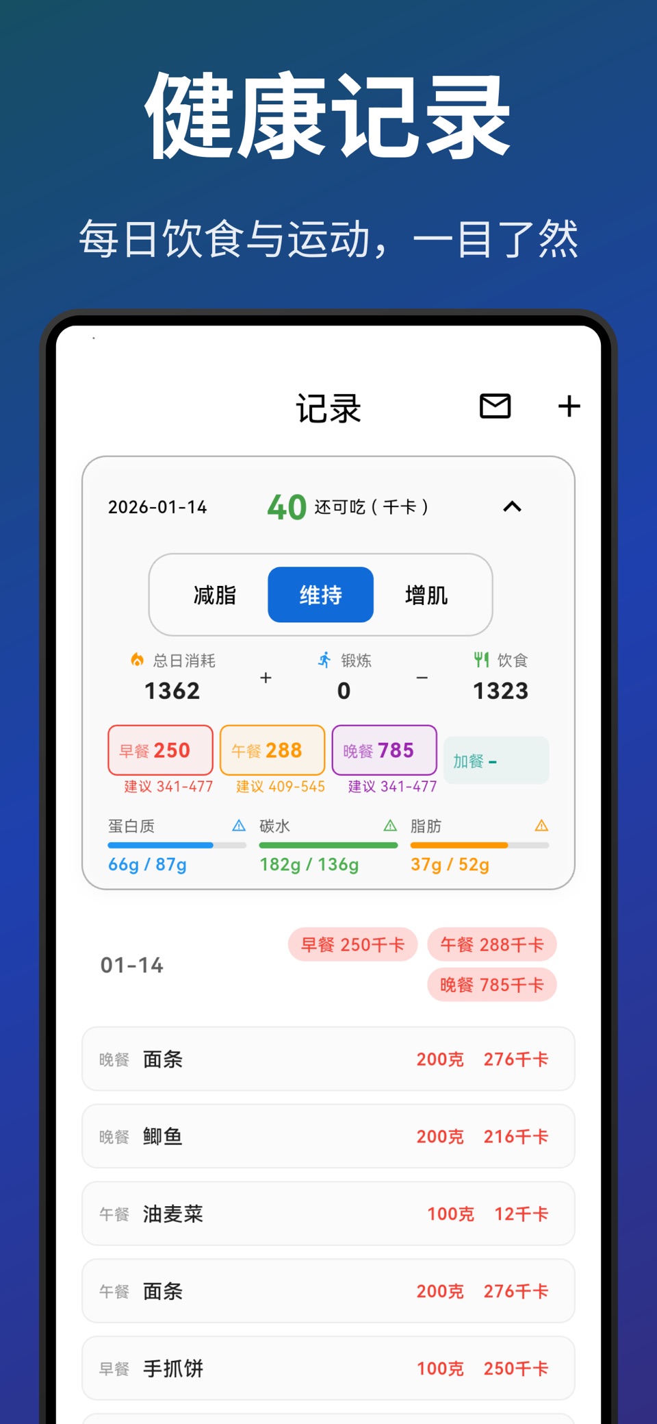 热量本 - AI 卡路里计数与饮食记录健康助手 · Store screenshots